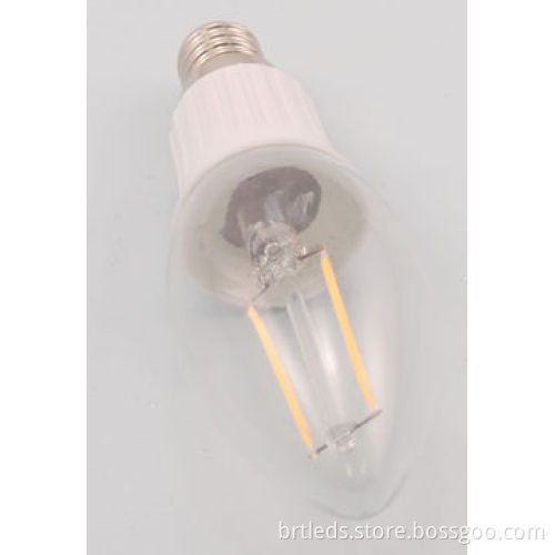 2W LED Filament Bulbs with E14 Base
